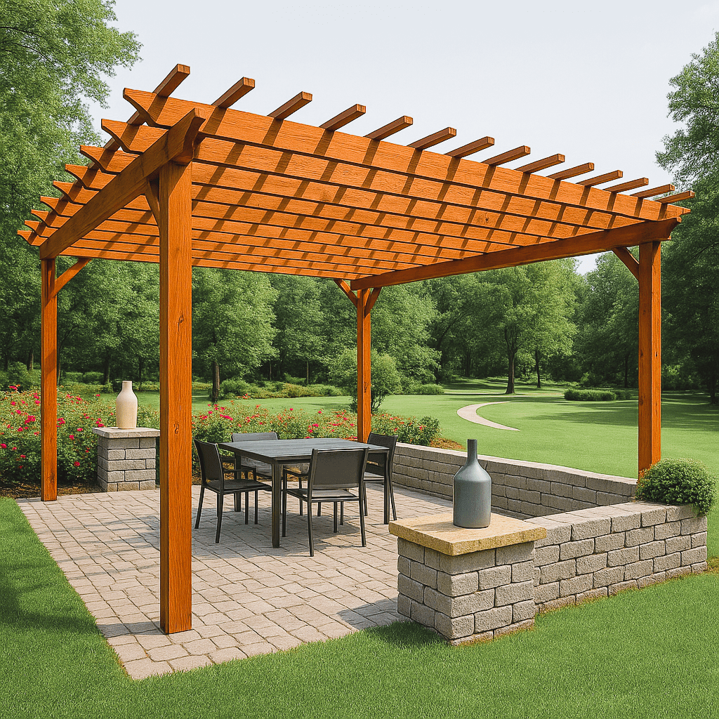 Pergola Plans: 5-in-1 DIY Complete Plans To Build A Garden Backyard Shelter visual