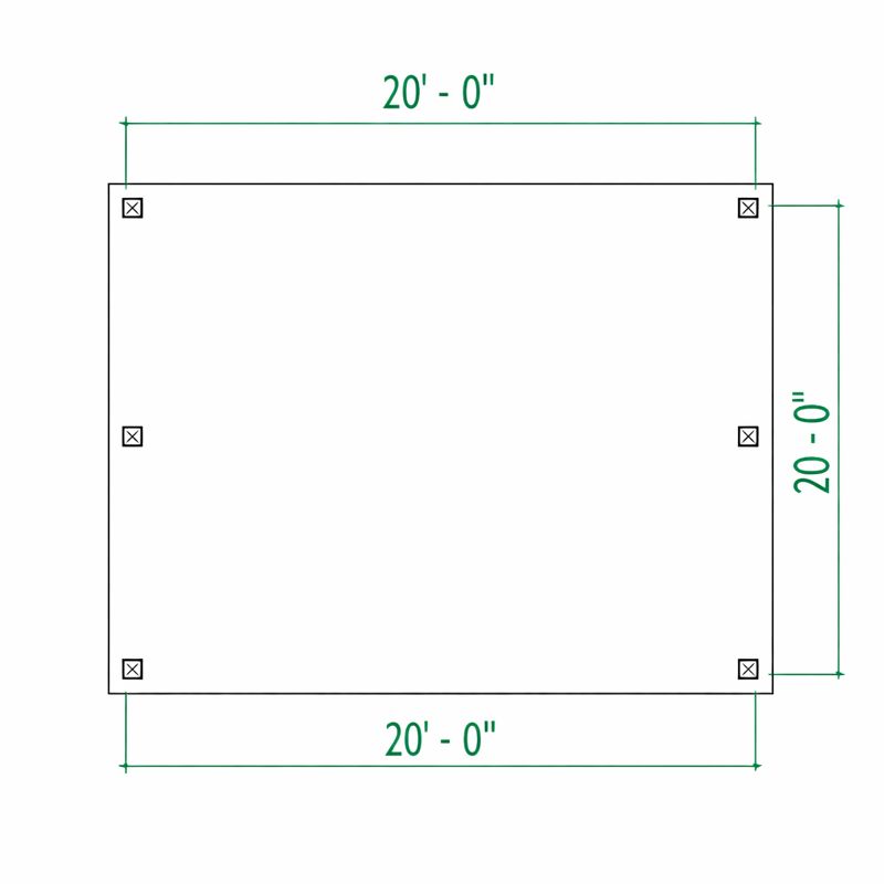 3 Gable Backyard Pavilion plans-Post and Beam Covered Patio Construction design