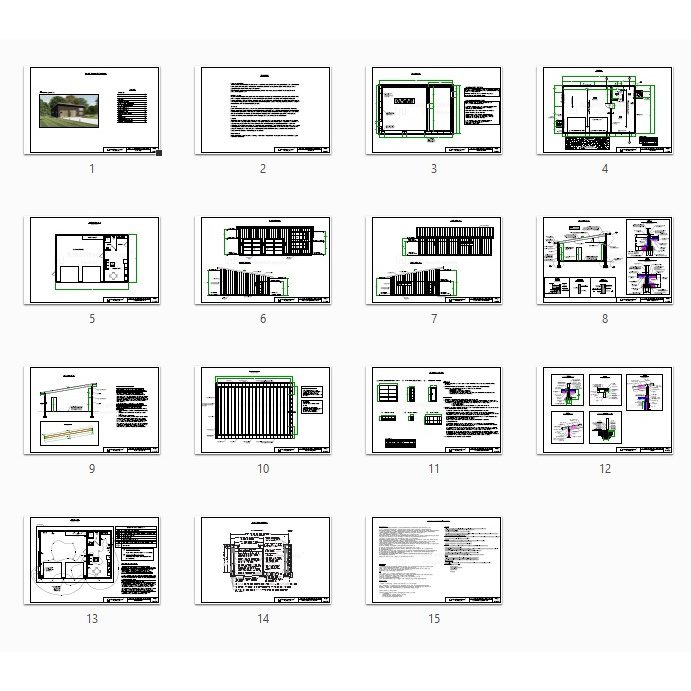2 Car Modern Garage plans with Studio Apartments