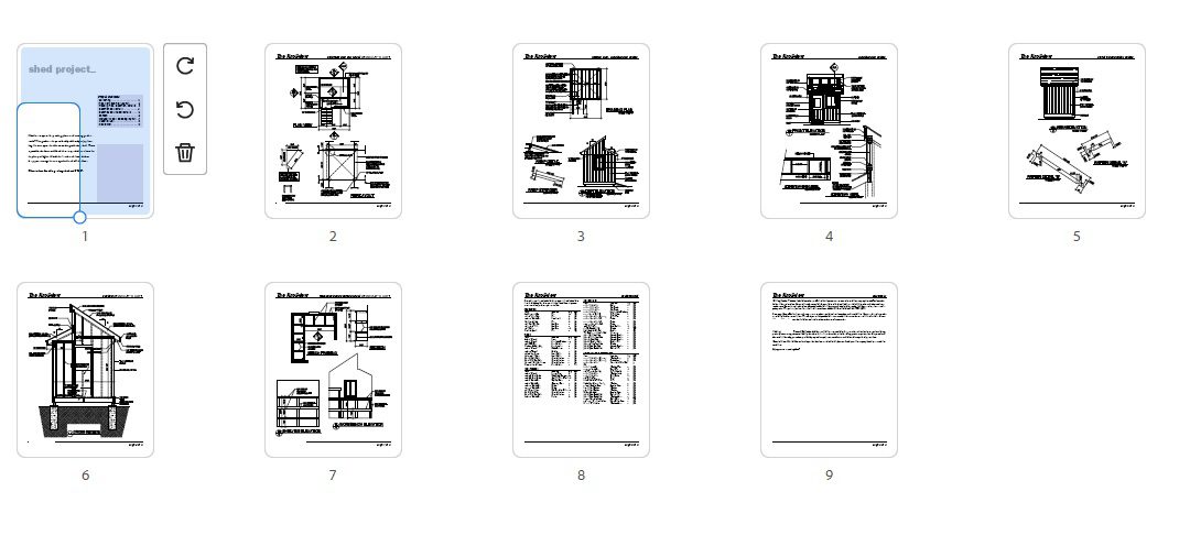 8'x 8' Potting Garden Shed Plans: Outdoor Storage Blueprints