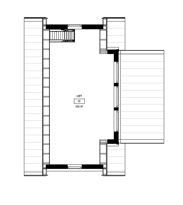 Modern Farmhouse Garage plans with Loft and Covered Porch - Image 4